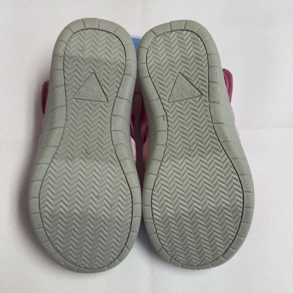 OshKosh Everplay Flexible Outsole Bump Toe Sandal Toddler Size 11 Pink